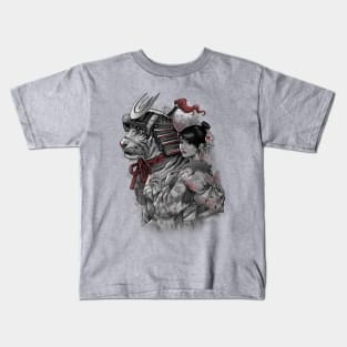 Tiger Samurai Kids T-Shirt